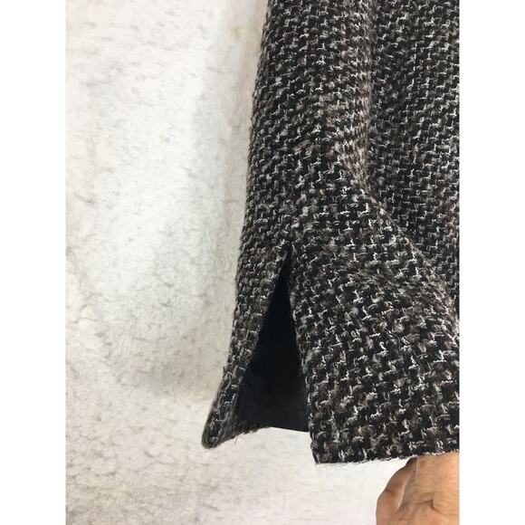 Ann Taylor Petite Short Woven Skirt Black Gray White Women's Size 0 Petite - Picture 5 of 9